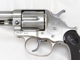 Colt 1878 DA Nickel Frontier Revolver & Holster "RARE" - 8 of 25