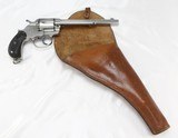 Colt 1878 DA Nickel Frontier Revolver & Holster "RARE" - 18 of 25