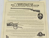 REMINGTON CUSTOM
#1, CREEDMORE, "MID-RANGE ROLLING BLOCK" - 25 of 25