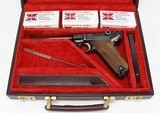 MAUSER PARABELLUM,.30 LUGER, "SWISS STYLE", 6" Barrel,FINE DISPLAY - 23 of 25
