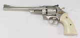 SMITH & WESSON,
Model 27-2,
ENGRAVED, NICKEL, BONDED IVORY GRIPS - 2 of 24