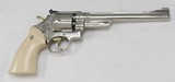 SMITH & WESSON,
Model 27-2,
ENGRAVED, NICKEL, BONDED IVORY GRIPS - 3 of 24
