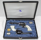 COLT 1964 NEVADA STATEHOOD CENTENNIAL, SAA & SCOUT REVOLVERS, W/EXTRA CYLINDERS.
"ONLY 577 SETS MADE" - 1 of 22