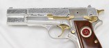 Browning Hi-Power 2nd Amendment Limited Edition Commemorative .40 S&W
ENGRAVED (1995) Polished Nickel - 7 of 25