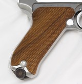 Stoeger "American Eagle" Luger 9mm Luger Stainless Steel
(1980's) - 4 of 25