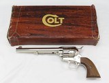 Colt SAA 3rd Generation Revolver .44 Spl. Polished Nickel (1980)AS NEW - 1 of 25