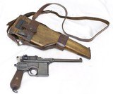 Mauser Model 1896 Broomhandle Pistol & Stock
Pre-War
(1910-11 Est.)
NICE - 1 of 25