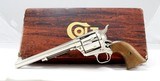 Colt SAA 3rd. Generation Revolver .44 Spl. (1980) UNFIRED - NEW IN BOX - NICKEL - 1 of 22