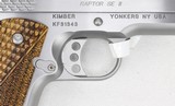 Kimber Raptor II SE (Special Edition) Pistol .38 Super (1 OF 50)
NEW IN BOX - RARE - 20 of 22