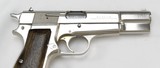 Browning Hi-Power Semi-Auto Pistol 9mm (1981) BRIGHT NICKEL - 5 of 25