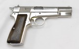 Browning Hi-Power Semi-Auto Pistol 9mm (1981) BRIGHT NICKEL - 3 of 25