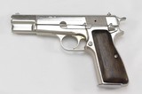 Browning Hi-Power Semi-Auto Pistol 9mm (1981) BRIGHT NICKEL - 2 of 25