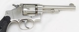 Smith & Wesson 32 Hand Ejector Revolver .32 Long (1911-42) BRIGHT NICKEL - 4 of 25