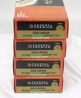 Federal Premium 338 Lapua Gold Metal Match Ammo (4 Boxes - 80 Rounds) - 4 of 5