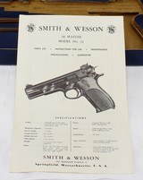 Smith & Wesson Model 52-1 Semi-Auto Pistol .38Spl. Mid-Range (1963-71) LIKE NEW IN BOX - 16 of 25