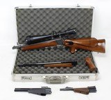 Thompson / Center Contender 4 Barrel Rifle / Pistol Set (1967-2000) WOW!!!