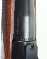 Winchester Model 70 Super Grade Bolt Action Rifle .338 Win. Mag. (1950) HENRIKSEN CUSTOM BARREL - 16 of 25