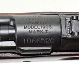 Springfield Armory Model 1903 Mark 1 Bolt Action Rifle .30-06 (1919) W/ PEDERSEN CUTOUT - 23 of 25
