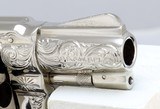 SMITH & WESSON, Model 36, Nickel Plated, Engraved, Elk Horn Grips, - 16 of 25