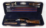 Perazzi Model SCO MX8-20 O/U Shotgun (2 Barrel Set) 20Ga. & 28Ga. W/ BRILEY TUBES FOR .410 GA. & 28GA. SKEET- CUSTOM ENGRAVED - 1 of 25