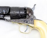 Colt 1860 Army Black Powder .44 Cal. Revolver (1863) ENGRAVED ANTIQUE - WOW!!! - 7 of 25