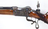 German Schuetzen Single Shot Target Rifle 7.7mm (1929) DOUBLE SET TRIGGERS - WOW!!! - 9 of 25