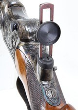 German Schuetzen Single Shot Target Rifle 7.7mm (1929) DOUBLE SET TRIGGERS - WOW!!! - 17 of 25