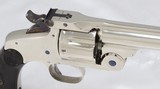 Smith & Wesson New Model #3 Revolver .44 Russian (1889) NICKEL PLATED - ANTIQUE - 21 of 25
