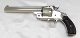 Smith & Wesson New Model #3 Revolver .44 Russian (1889) NICKEL PLATED - ANTIQUE - 1 of 25