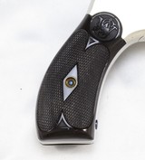 Smith & Wesson New Model #3 Revolver .44 Russian (1889) NICKEL PLATED - ANTIQUE - 3 of 25