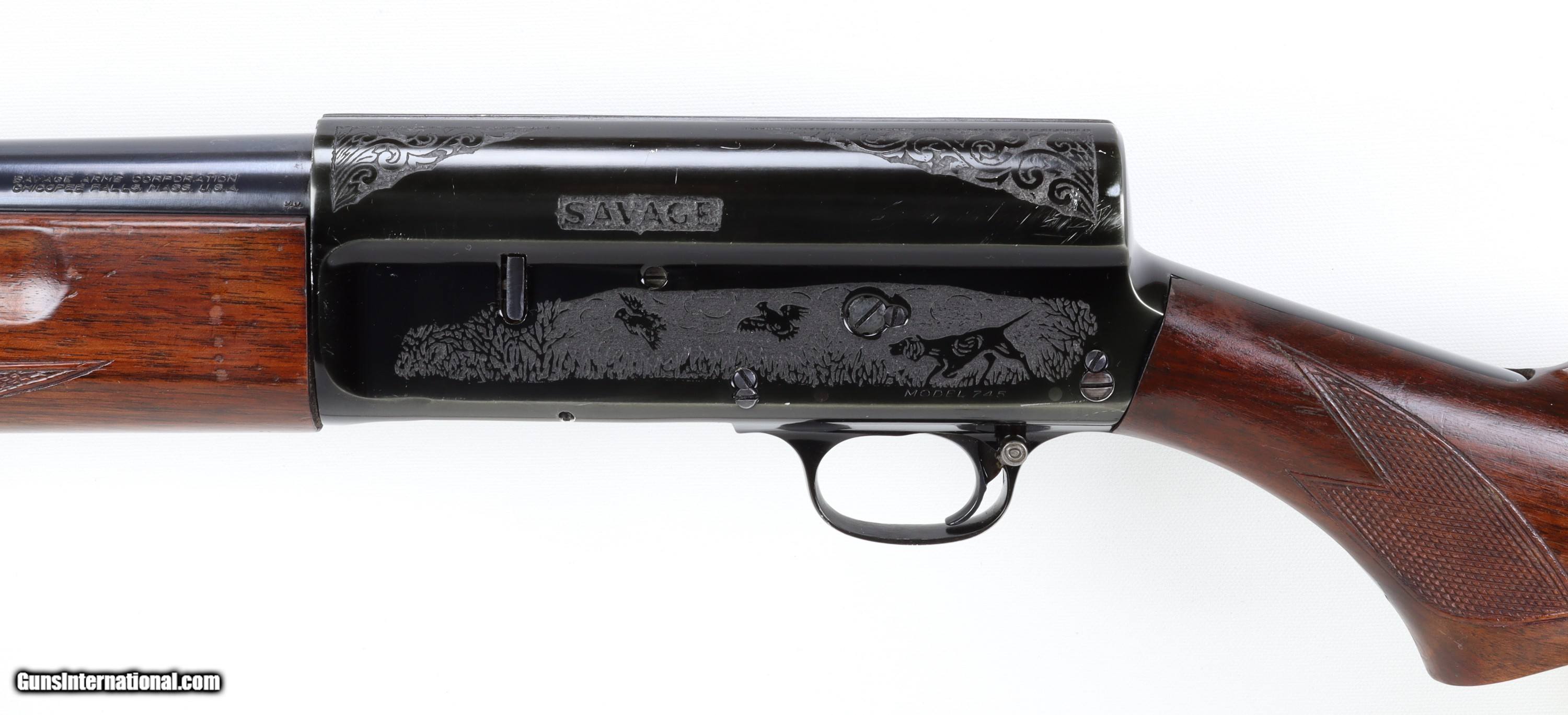 【DELUXE】SAVAGE SPAGHETTII SAVAGE Model 745 Deluxe, RARE, Wartime copy of Browning A-5