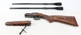 T C Model 83, Double Set Trigger, Two Barrels
