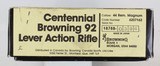 BROWNING Model: B92, CENTENNIAL CARBINE, 44MAG - 19 of 19