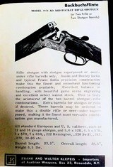 FRANZ SODIA FERLACH 16ga CUSTOM SUPERPOSED shotgun!!! - 25 of 25
