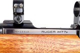 RUGER M77 .243 WITH BEAUTIFUL MANNLICHER STOCK!!! - 14 of 24