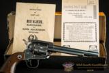 Ruger Blackhawk Flattop Old Model 357 Three Screw 1960 Box Origingal - 8 of 10
