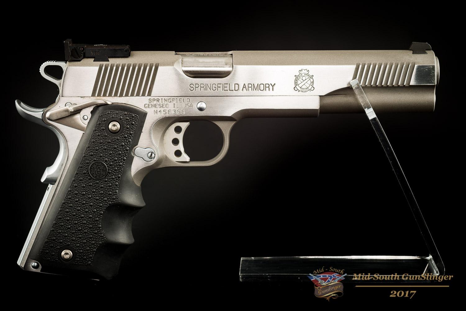 Springfield Armory 1911 A1 Long Slide Custom Loaded Stainless Factory New No Cc Fee 45 Acp 5694