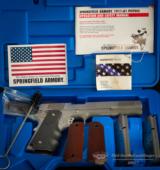 Springfield Armory 1911-A1 Long Slide Custom Loaded Stainless-Factory New-No CC Fee 45 ACP - 4 of 10