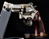 Smith & Wesson Model 19-3 4” Nickel – Engraved and Fully Loaded – Must See - No CC Fee - 12 of 15