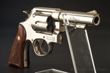 Smith & Wesson Model 58 – Nickle- Lettered - 1968 - NRA Ex. - No CC Fee - 3 of 9