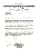 Smith & Wesson Model 58 – Nickle- Lettered - 1968 - NRA Ex. - No CC Fee - 7 of 9