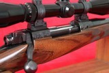 6.5 Creedmoor Weaver Rifles custom build.
Built on a blue printed Winchester M70 Pre-64.
SN: 217028 - 4 of 13