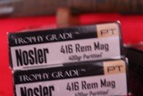 416 Rem Mag built on a Winchester M70 classic with Black Burn bottom metal - 10 of 10