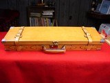 ALL LEATHER TAKEDOWN CASE / BRASS CORNERS- 29" BARRELS - 1 of 8