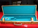 ALL LEATHER TAKEDOWN CASE / BRASS CORNERS- 29" BARRELS - 4 of 8