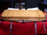ALL LEATHER TAKEDOWN CASE / BRASS CORNERS- 32" BARRELS(2) AND COVER - 2 of 10