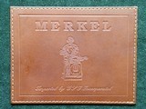 MERKEL DOUBLE RIFLE ALL LEATHER CASE - 3 of 9