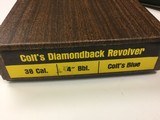 ANIB 1968 Colt Diamondback .38spl 4" Blue MUST SEE - 2 of 20