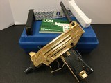 IMI UZI Pistol Limited Edition #84-100 Gold Plated!!! - 1 of 20