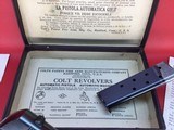 LNIB Colt 1903 Hammerless Pre-War 1939 W/ Original Box& Papers & 2 Magazines - 4 of 20